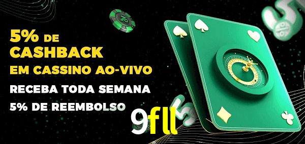 Promoções do cassino ao Vivo 9fll